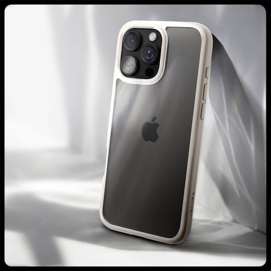 Spigen Ultra Hybrid Umschlag Rückseite Kunststoff 2mm Natural Titanium (iPhone 17 Pro Max / iPhone 17 Pro / iPhone 16 Pro Max)