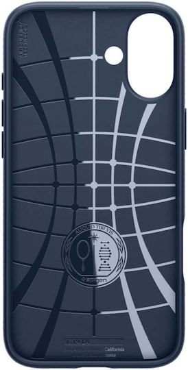 Spigen Liquid Air Задна корица Силикон Тъмносин (iPhone 16)