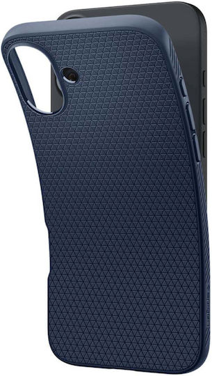 Spigen Liquid Air Задна корица Силикон Тъмносин (iPhone 16)