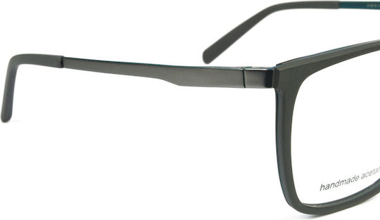 Titanflex Herren Metallisches Brillengestell Schwarz 862059 37