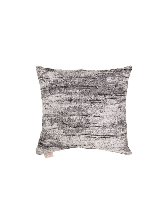 Viopros Decorative Pillow Case 3021 from 100% Cotton Grey 42x42cm.