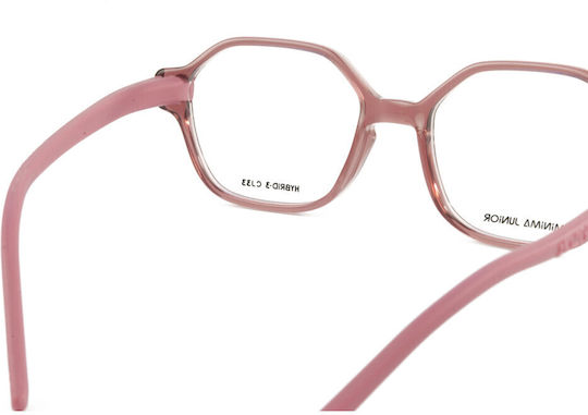 Minima Jh-3 Children's Plastic Eyeglass Frame Pink CJ33 591B