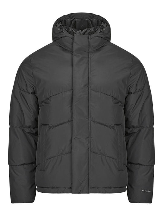 De Iarnă Jachetă Puffer Negru
