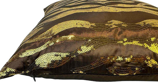Epiplo-Fos Decorative Pillow Case Orient Golden 43x43cm.