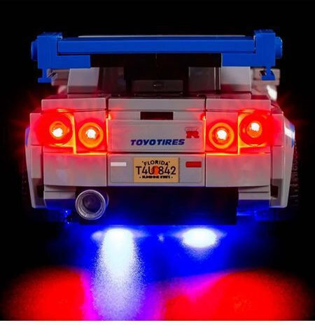 Light My Bricks Light Kit Lego #76917 Speed Champions Nissan Skyline Gt-r R34 3846