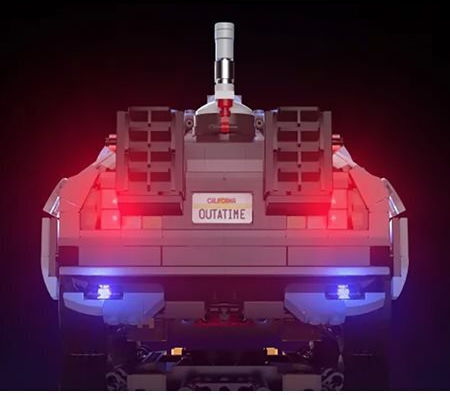 Light My Bricks Light Kit 2.0 Lego Back To Future Time Machine #10300 8248