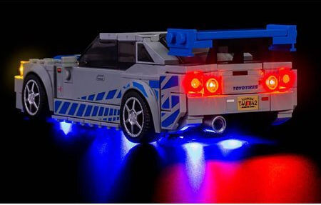 Light My Bricks Light Kit Lego #76917 Speed Champions Nissan Skyline Gt-r R34 3846