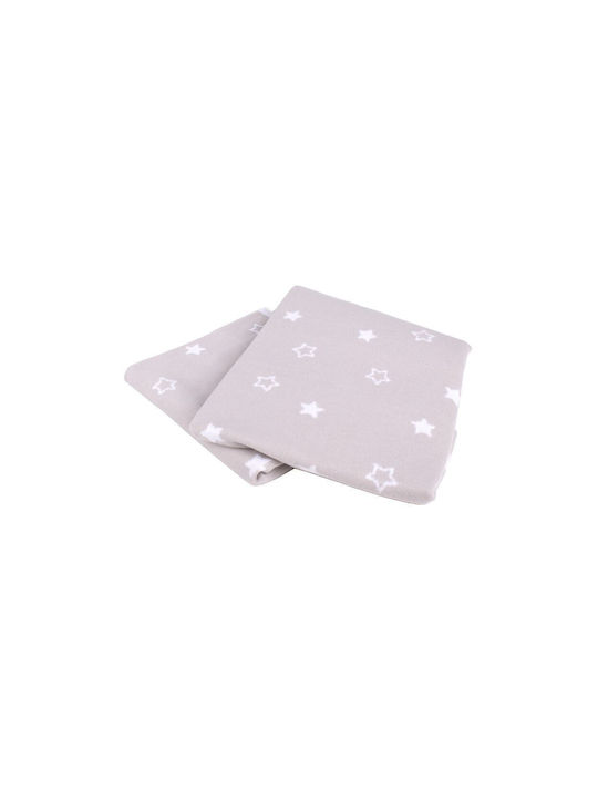 Interbaby Spanish Nursery Swaddling Blanket Stars 75x110cm