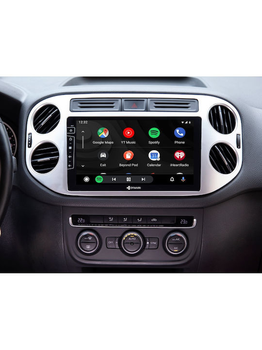 Dynavin Ηχοσύστημα Αυτοκινήτου για Volkswagen Tiguan 2007-2016 (Bluetooth/USB/WiFi/GPS/Apple-Carplay/Android-Auto) με Οθόνη Αφής 9"