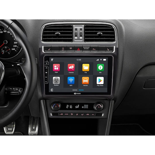 Dynavin Ηχοσύστημα Αυτοκινήτου για Volkswagen Polo 2009-2014 (Bluetooth/USB/WiFi/GPS/Apple-Carplay/Android-Auto) με Οθόνη Αφής 9"