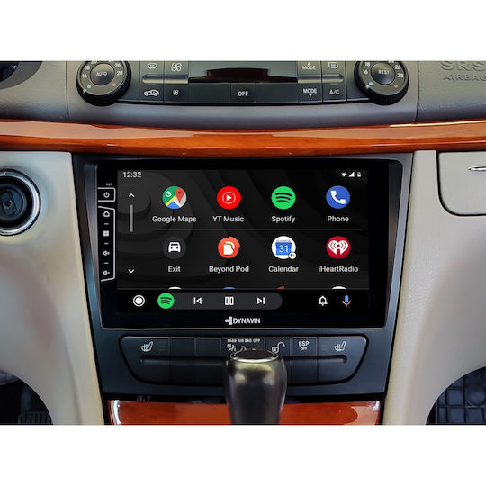 Dynavin Auto-Audiosystem für Mercedes-Benz CLS Klasse / E Klasse 2003-2009 (Bluetooth/USB/WiFi/GPS/Apple-Carplay/Android-Auto) mit Touchscreen 9"