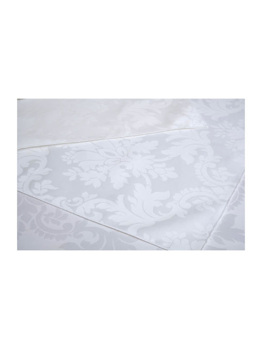 Viopros Tablecloth Stain Resistant Μπέατρις White 140x200cm