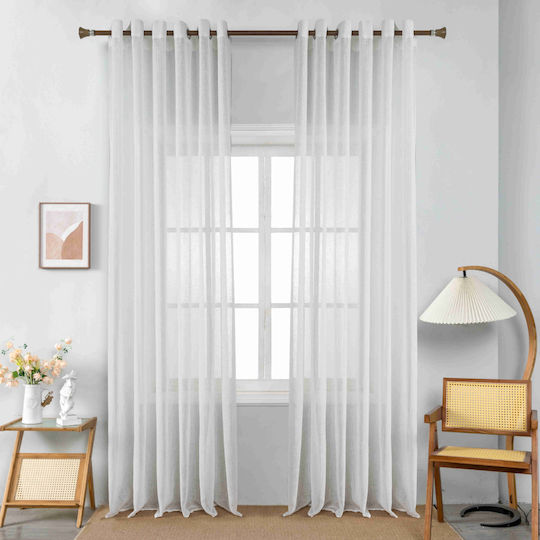 Homeone Mit Grommets Weiße 270x290cm