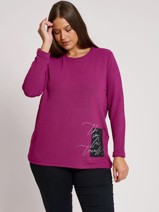 Women's Blouse Long Sleeve Purple