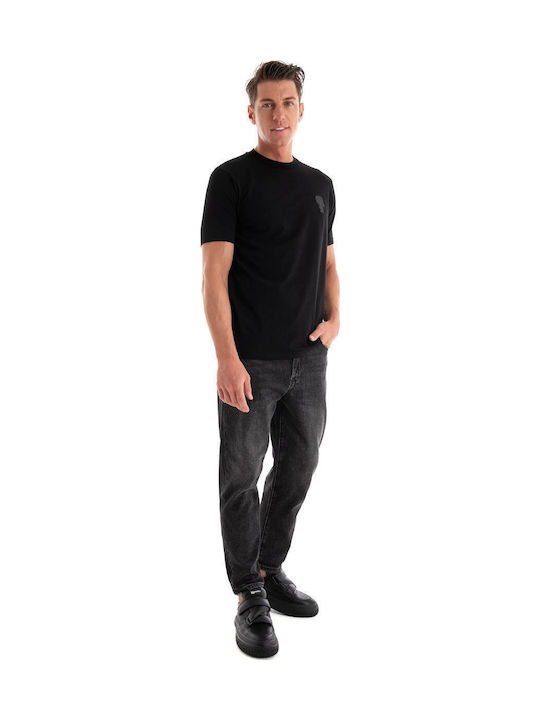 Ανδρικό Παντελόνι Τζιν με Slim Εφαρμογή Black