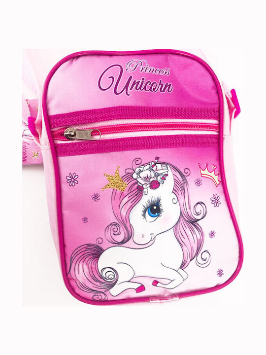 Geantă de umăr pentru copii Unicorn Roz