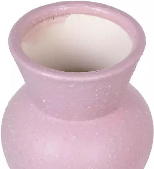 Ixia Regal Διακοσμητικό Βάζο Keramik Rosa 11x11x17cm 1Stück