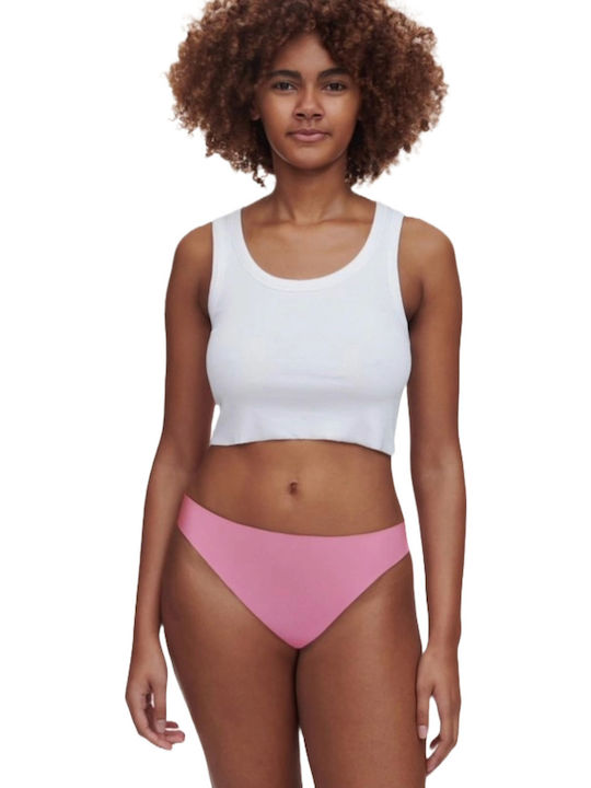 Damen Slip Nahtlos Fuchsia