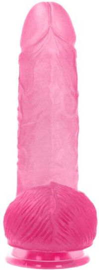 Enea Transparent Pink Dildo
