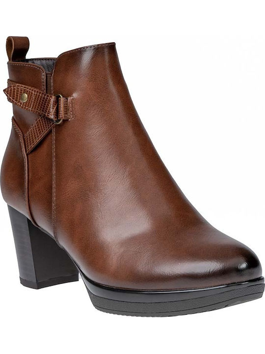 Stiefeletten Damen Braun