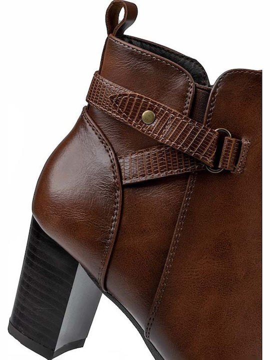 Stiefeletten Damen Braun