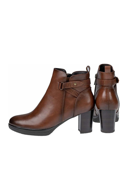 Stiefeletten Damen Braun