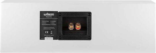 Wilson Vocal EL 4700082 Ηχείο Hi-Fi Κεντρικό 125W 2 Δρόμων Π43xΒ14xΥ16.5εκ. Λευκό