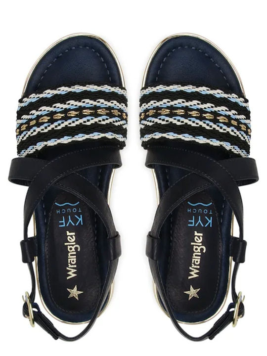 Women's Flat Sandals Navy Blue
