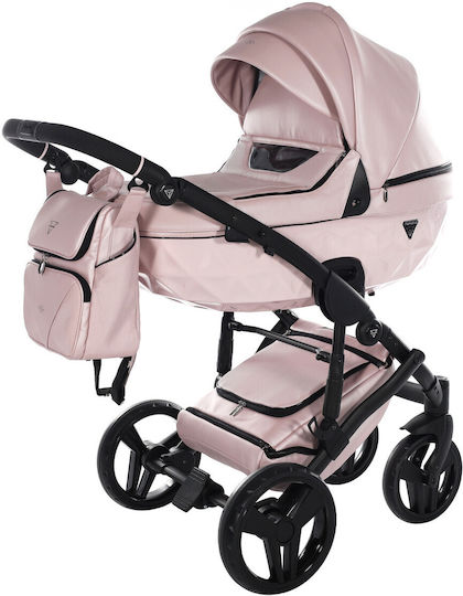 Junama S-class Adjustable 2 in 1 Baby Stroller Suitable for Newborn Pink