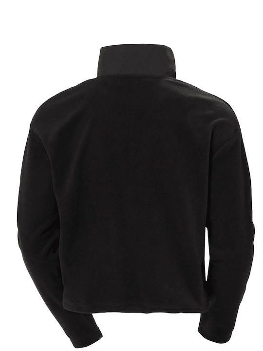 Cropped Γυναικείο Φούτερ Black