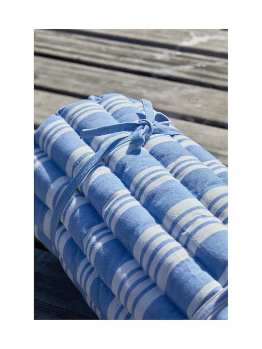 Calma House Gartenstuhlkissen Paletten Blau 60x175cm