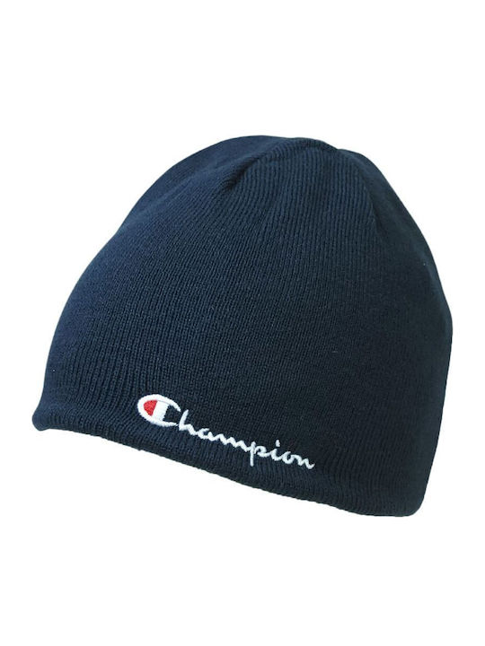Beanie Unisex Reversible Σκούφος Πλεκτός σε Λευκό χρώμα