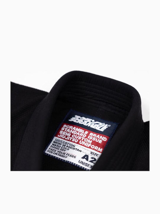 Scramble Men's Brazilian Jiu Jitsu Uniform Black