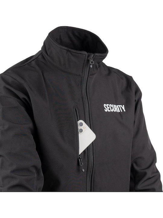 Fostex Garments Αντιανεμικό Κυνηγετικό Μπουφάν Softshell Μαύρο