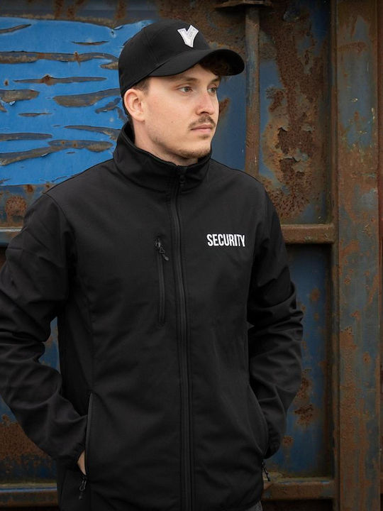 Fostex Garments Αντιανεμικό Κυνηγετικό Μπουφάν Softshell Μαύρο