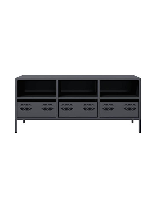 TV Stand Metal Anthracite M101.5xD39xH43.5cm