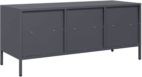 TV-Ständer Metall Anthrazit M101.5xP39xH43.5cm