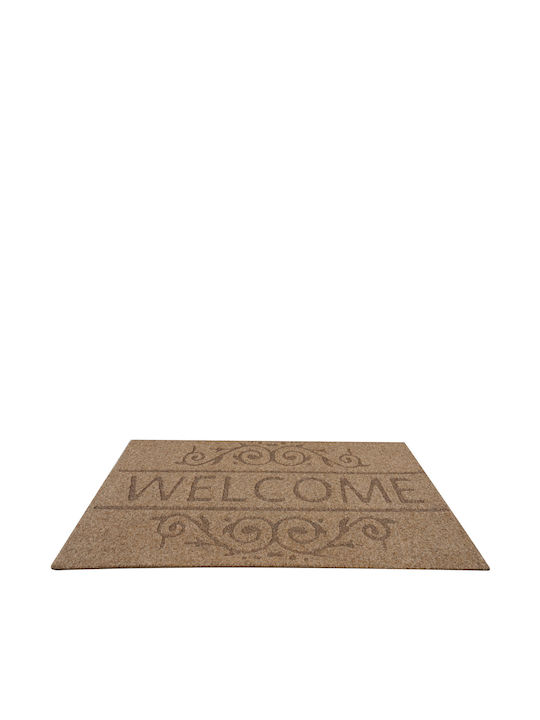 Entrance Mat Anti-slip Beige 40x60cm Thickness 7mm