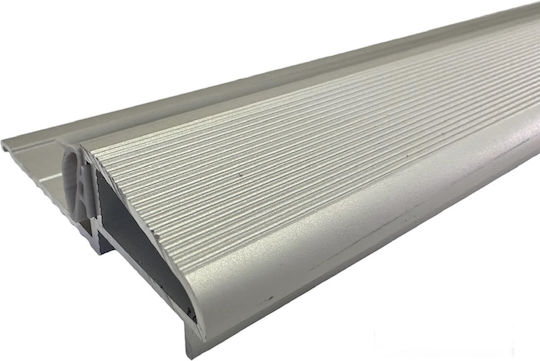 Multi Block Door Draft Stopper Door Wind and Water Blocker Door Draft Stopper Rod in Silver Color