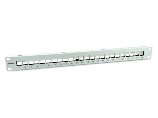 Equip Patch Panel Keystone για Rack 1U 19" cat6a