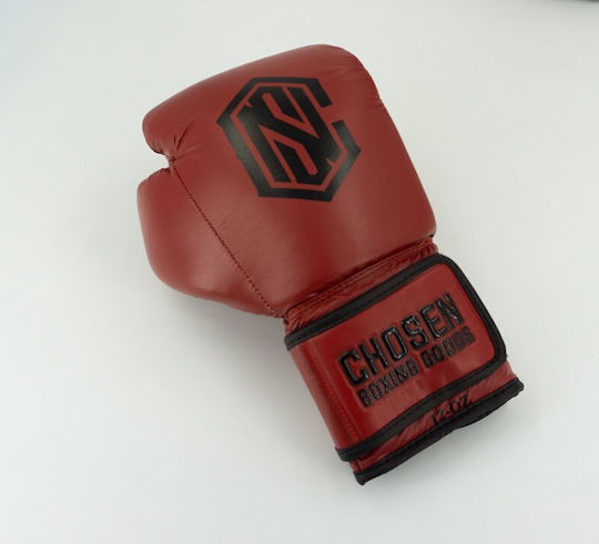 Chosen Boxhandschuhe Leder für Kampf Rot