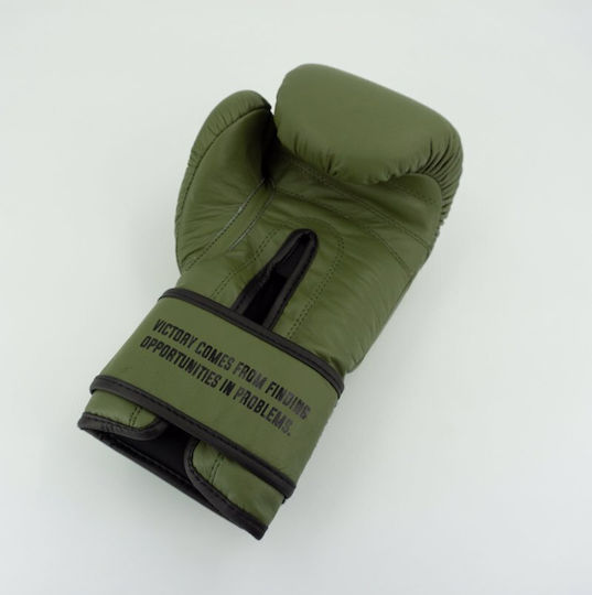 Chosen Mănuși de Box din Piele pentru Competiție Verzi