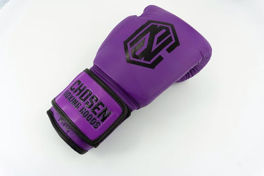 Chosen Mănuși de Box din Piele pentru Competiție Violet