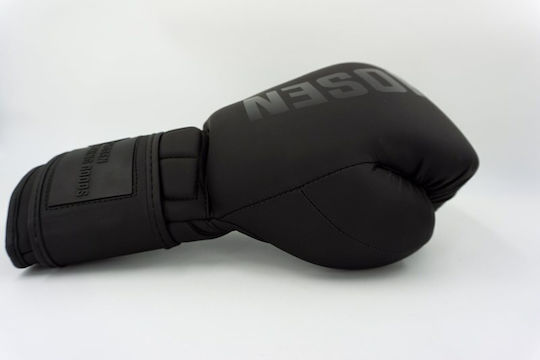 Chosen Boxing Gloves Made Of Synthetic Leather For Competition Black