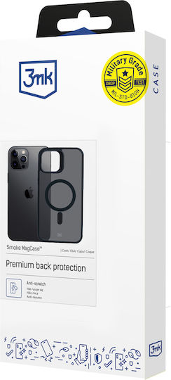 3MK Magcase Back Cover Πλαστικό / Tempered Glass 2mm Διάφανο (iPhone 12 Pro Max)