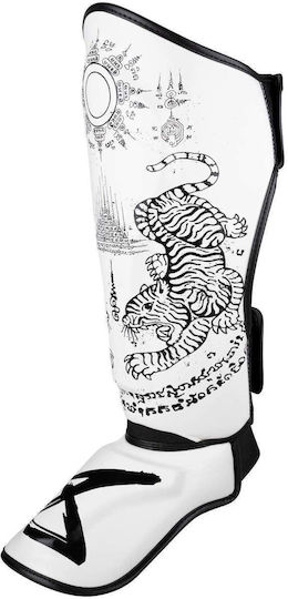 8 Weapons Shin Guards Adults White