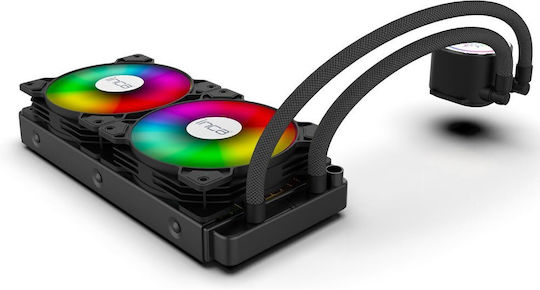 Inca ISS-02XN Охлаждане AIO CPU с 2 Вентилатора 120mm и ARGB Осветление