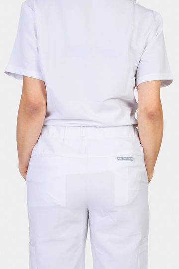 Dr. Scrub Γυναικείο Ιατρικό Παντελόνι Λευκό