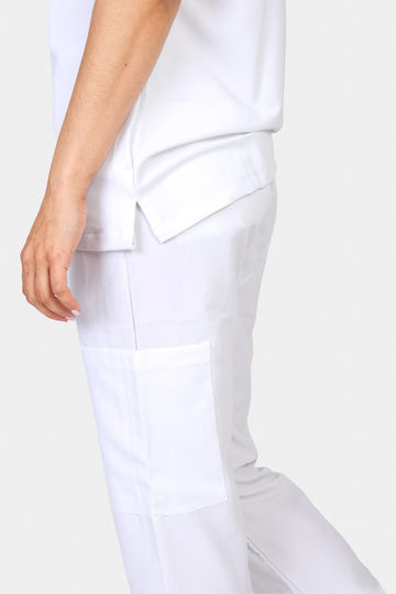Dr. Scrub Γυναικείο Ιατρικό Παντελόνι Λευκό