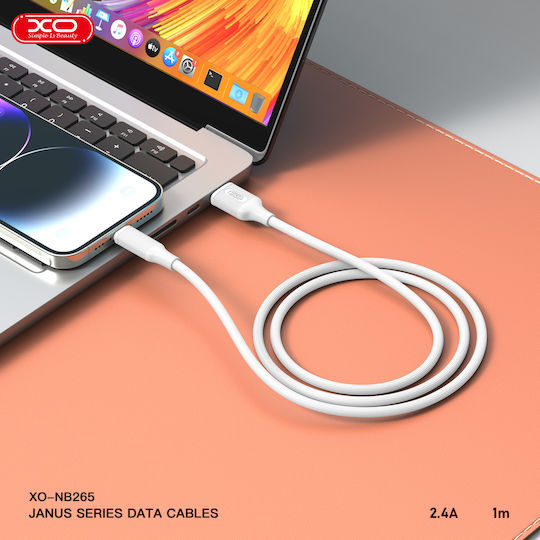 XO USB-C to Lightning Cable White 1m (NB265)